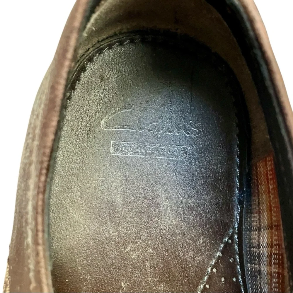 Clarks Brown Leather Delsin Stride Monk Strap Loafer Men’s Size 9.5M
